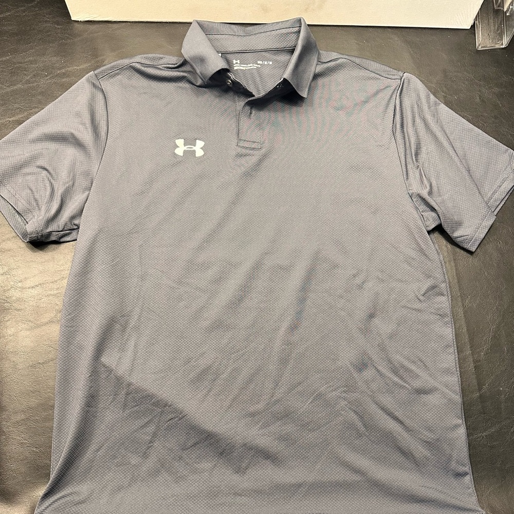 Under Armour Gray Performance Polo Shirt